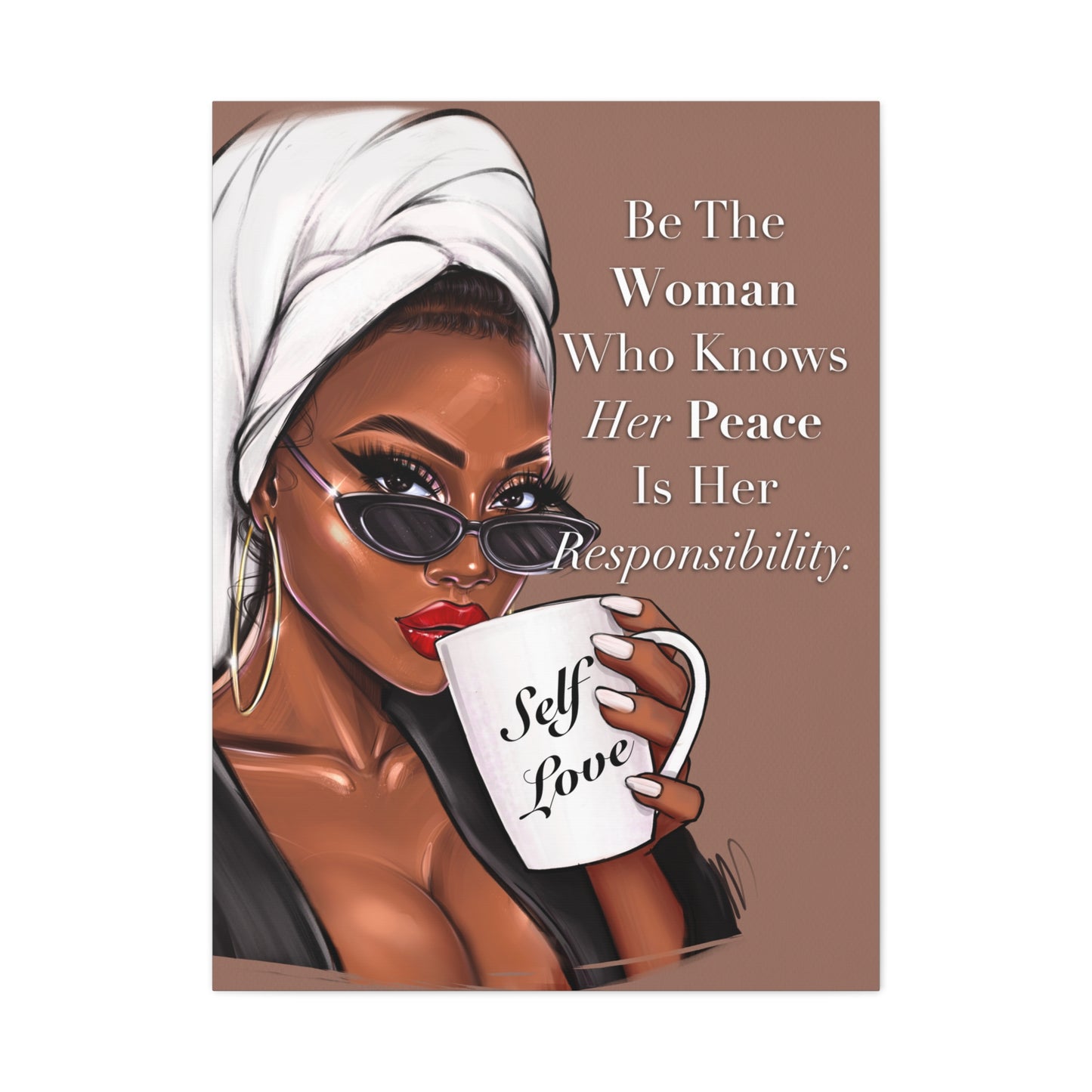Be That Woman - Canvas Wall Art - Inspirational Wall Decor