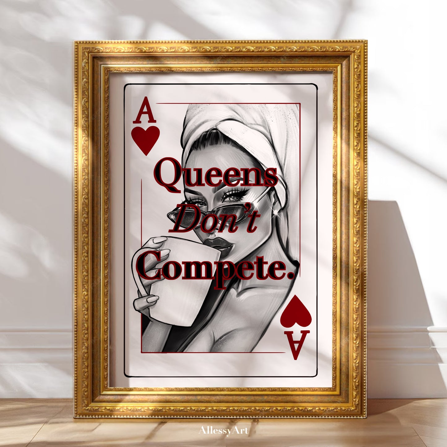 Queens Don’t Compete - Pink