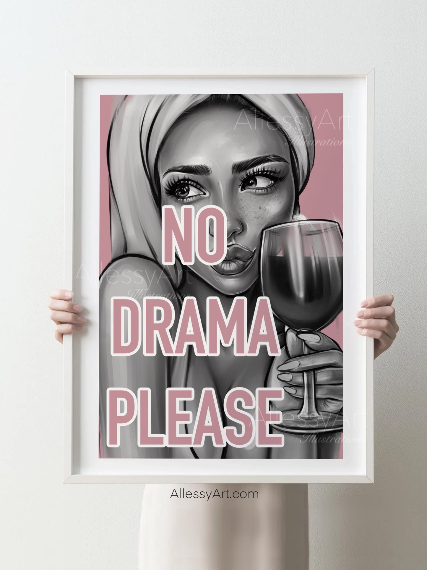 Copy of Copy of Taking Care Of Yourself Is Productive - Woman Poster Wall Art