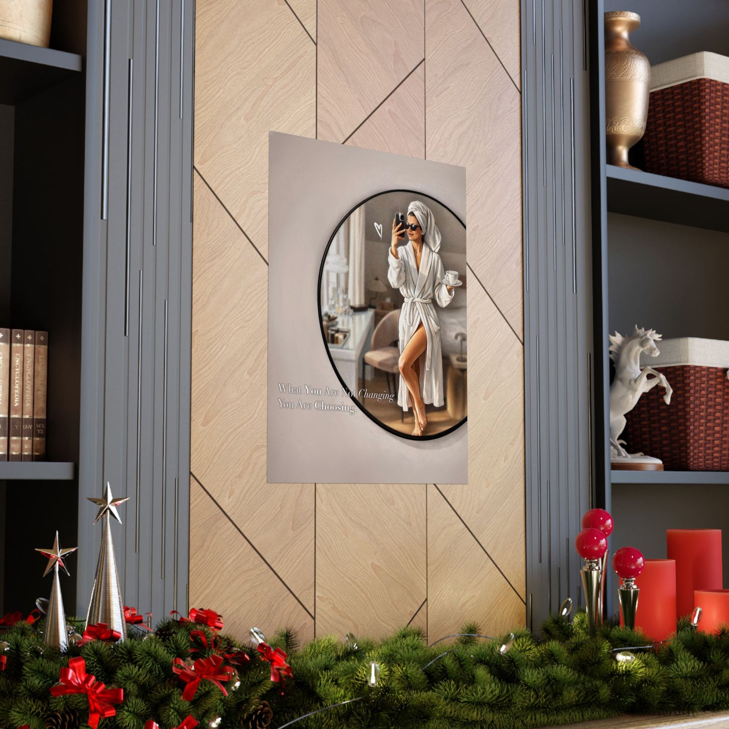 Poster What You Are Not Changing You Are Choosing. Coffee Lover, Dreams Come True