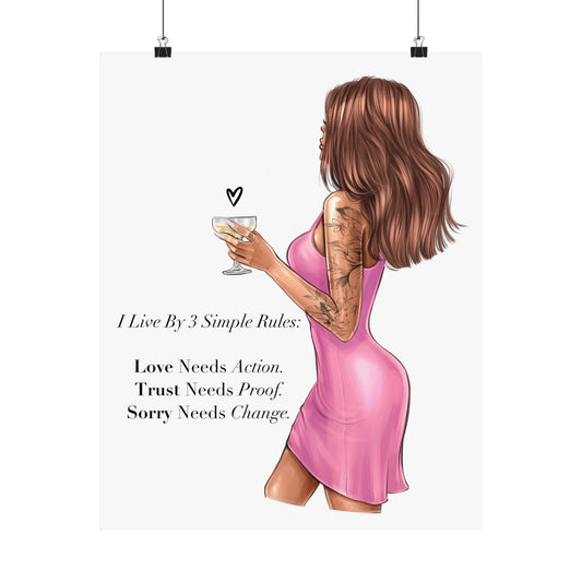 I Live By 3 Simple Rules.