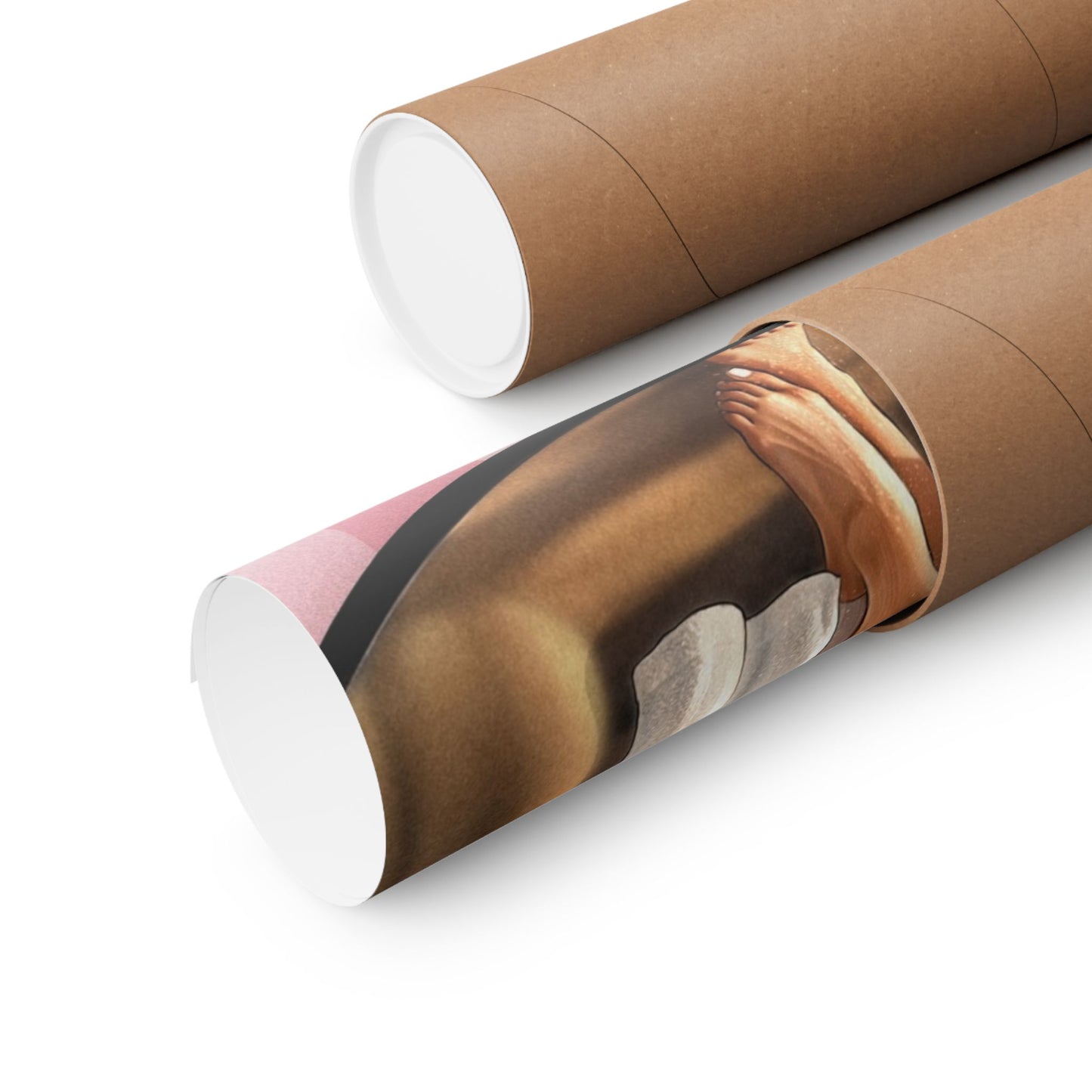 Pink Poster “The Goal Is To Get Finer, Happier, Healthier & Wealthier” - Woman Poster Wall Art