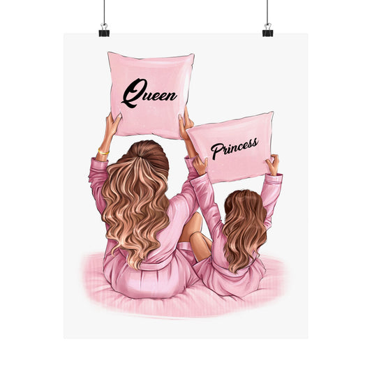 Queen & Princess - Pink - Mom Life
