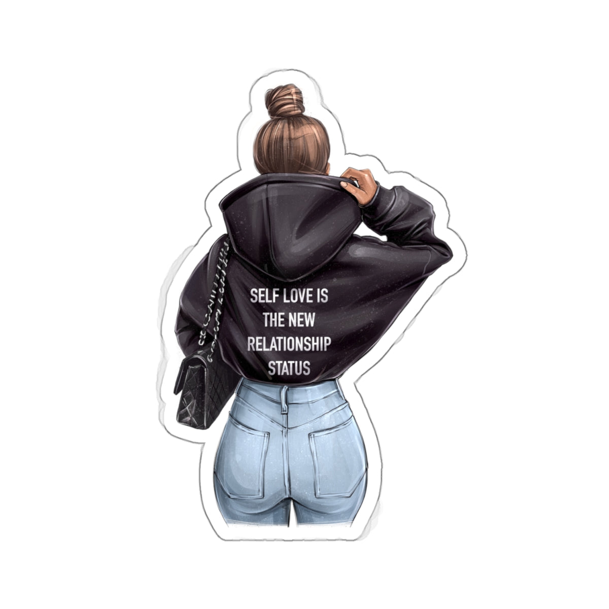 Self Love Is My New Relationship Status Kiss-Cut Stickers