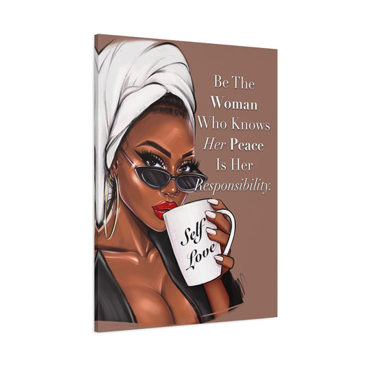 Be That Woman - Canvas Wall Art - Inspirational Wall Decor