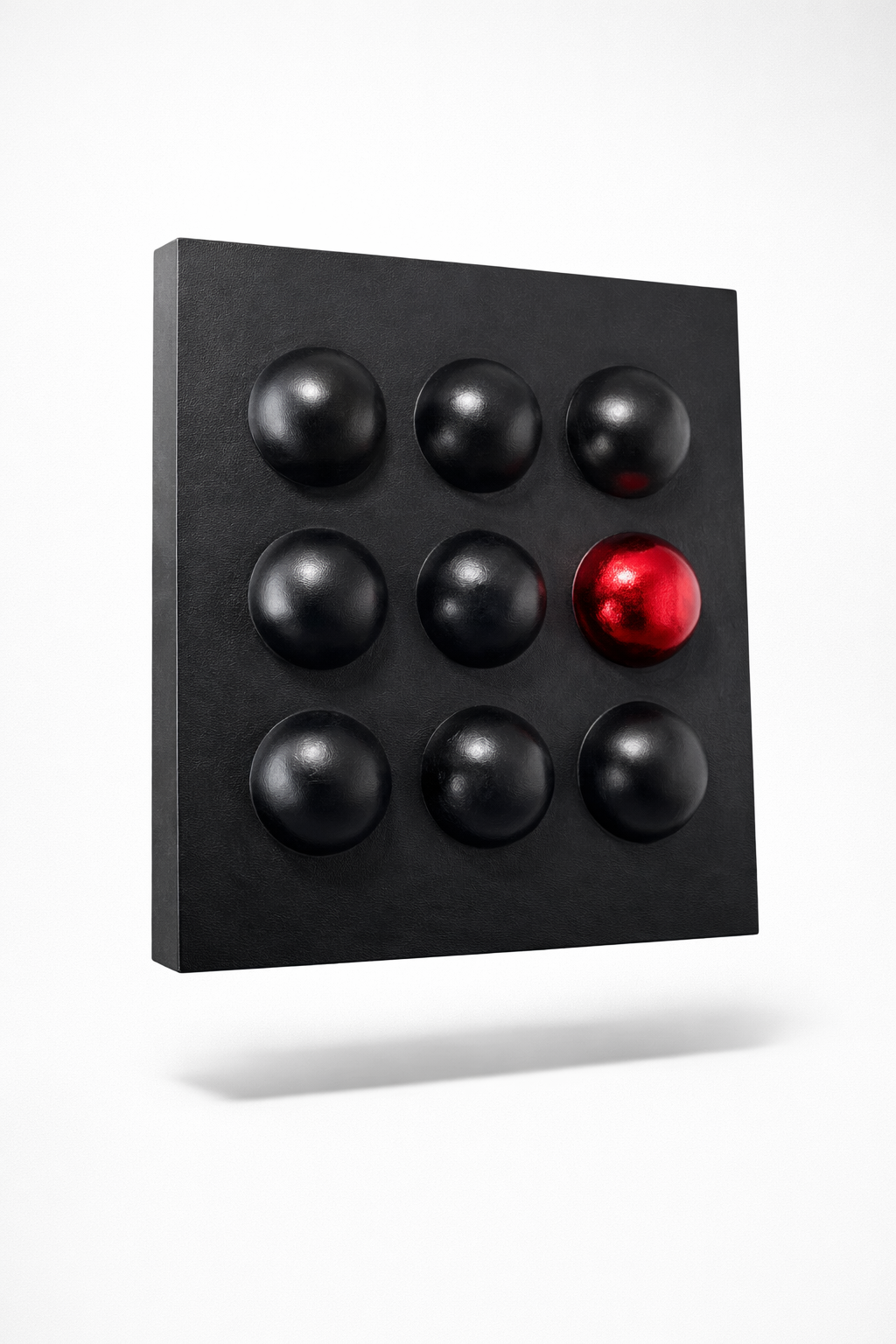 3D Wall Decor. Original Canvas Art by AllessyArt. Textured Artwork.