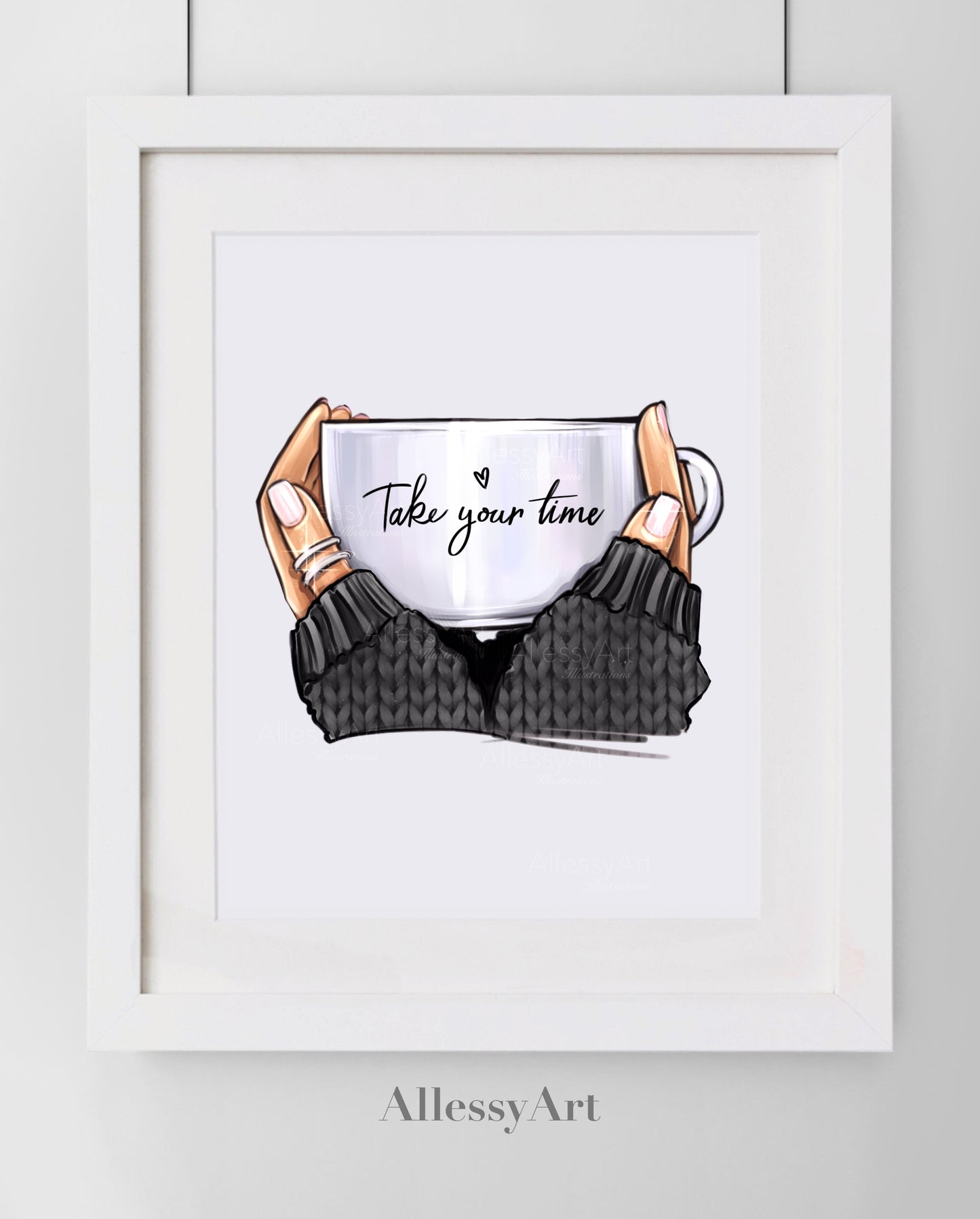 Take Your Time. Wall Art. Personalized Poster