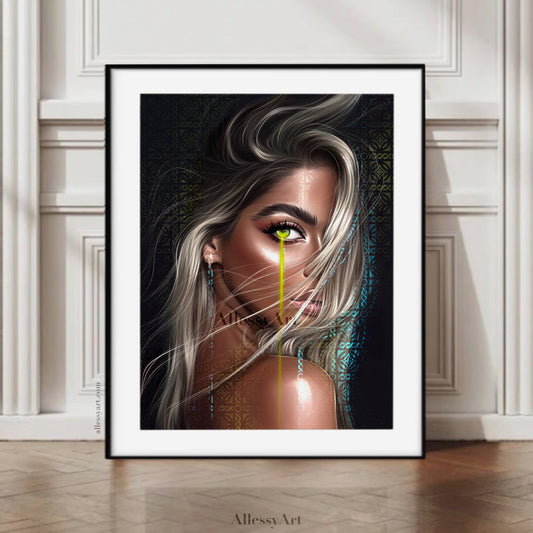 Art Print - Digital Art by AllessyArt Limited Edition Fine Art Print