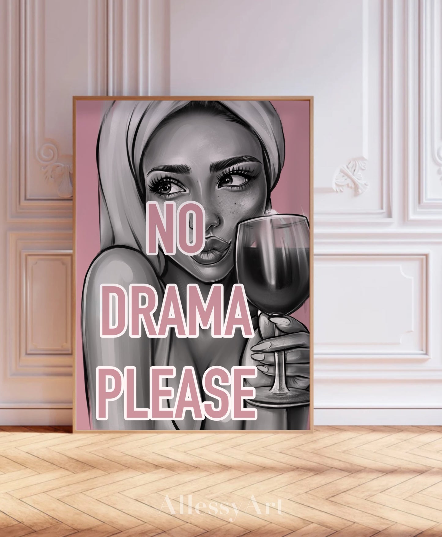 Copy of Copy of Taking Care Of Yourself Is Productive - Woman Poster Wall Art