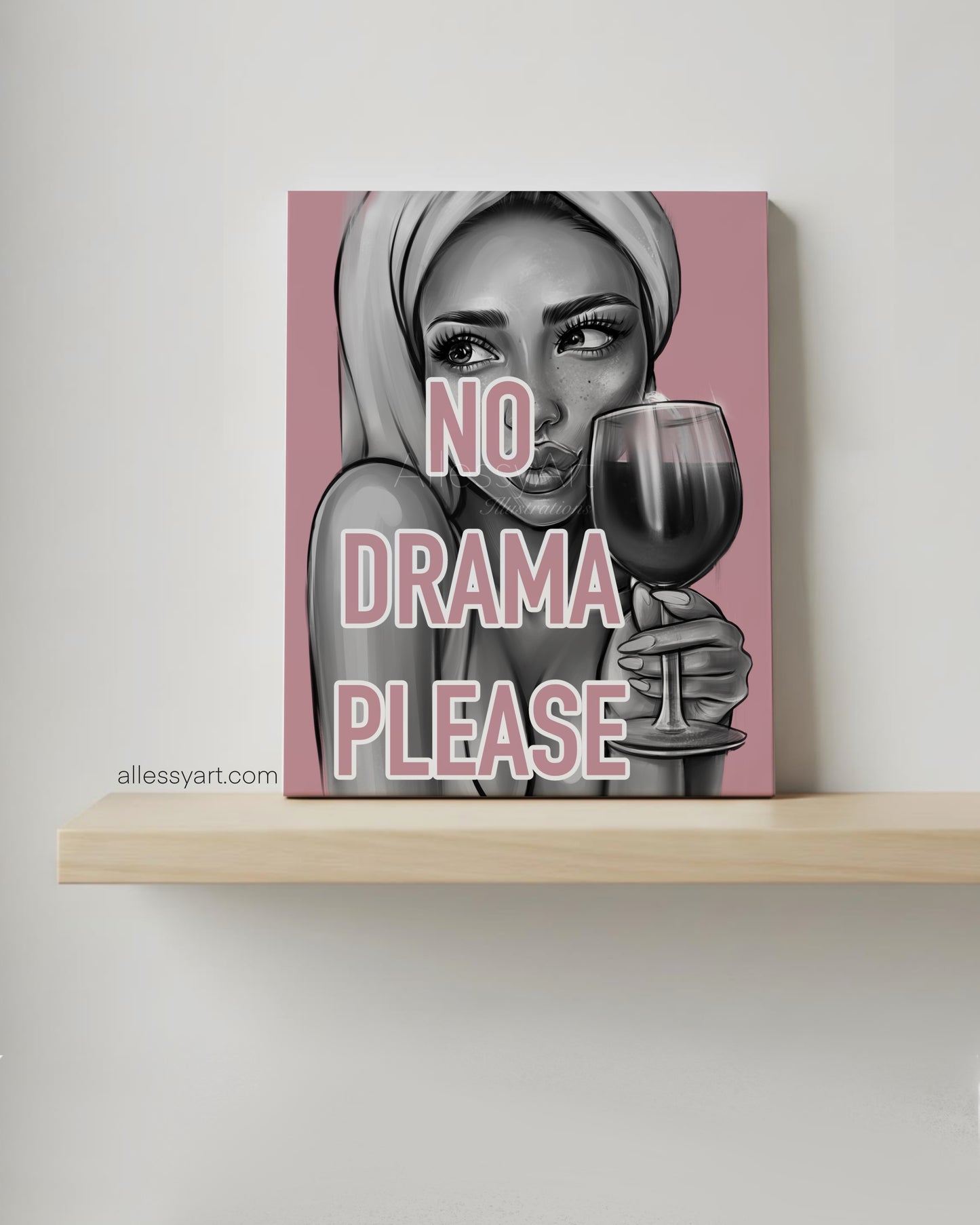 Copy of Copy of Taking Care Of Yourself Is Productive - Woman Poster Wall Art