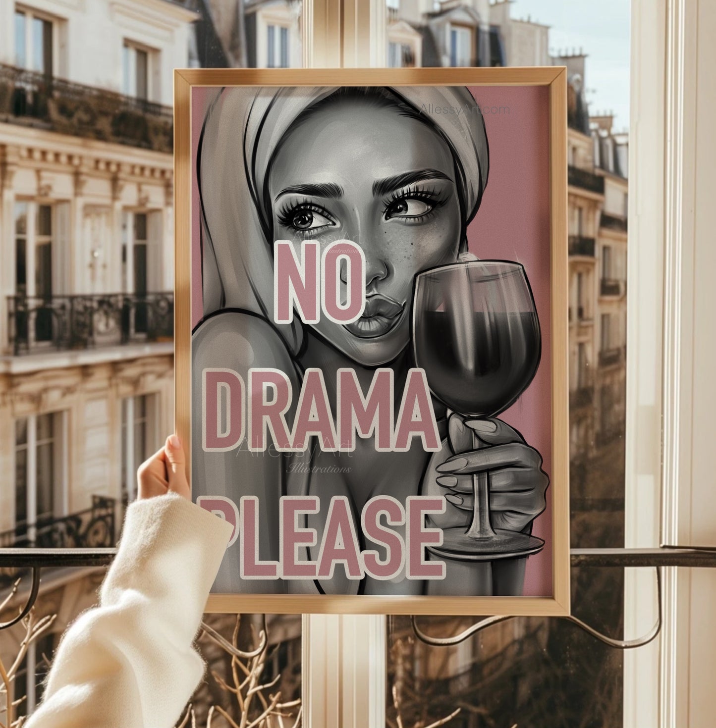 Copy of Copy of Taking Care Of Yourself Is Productive - Woman Poster Wall Art