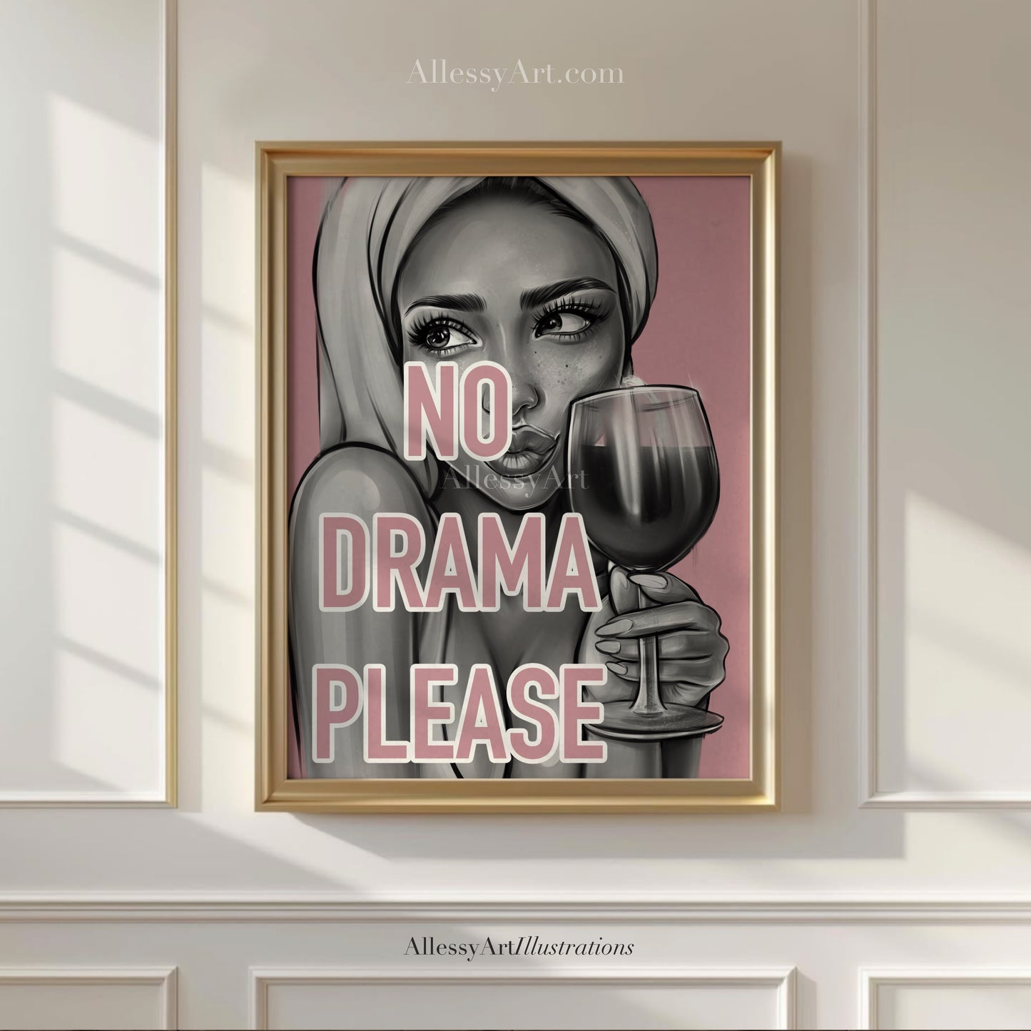 Copy of Copy of Taking Care Of Yourself Is Productive - Woman Poster Wall Art