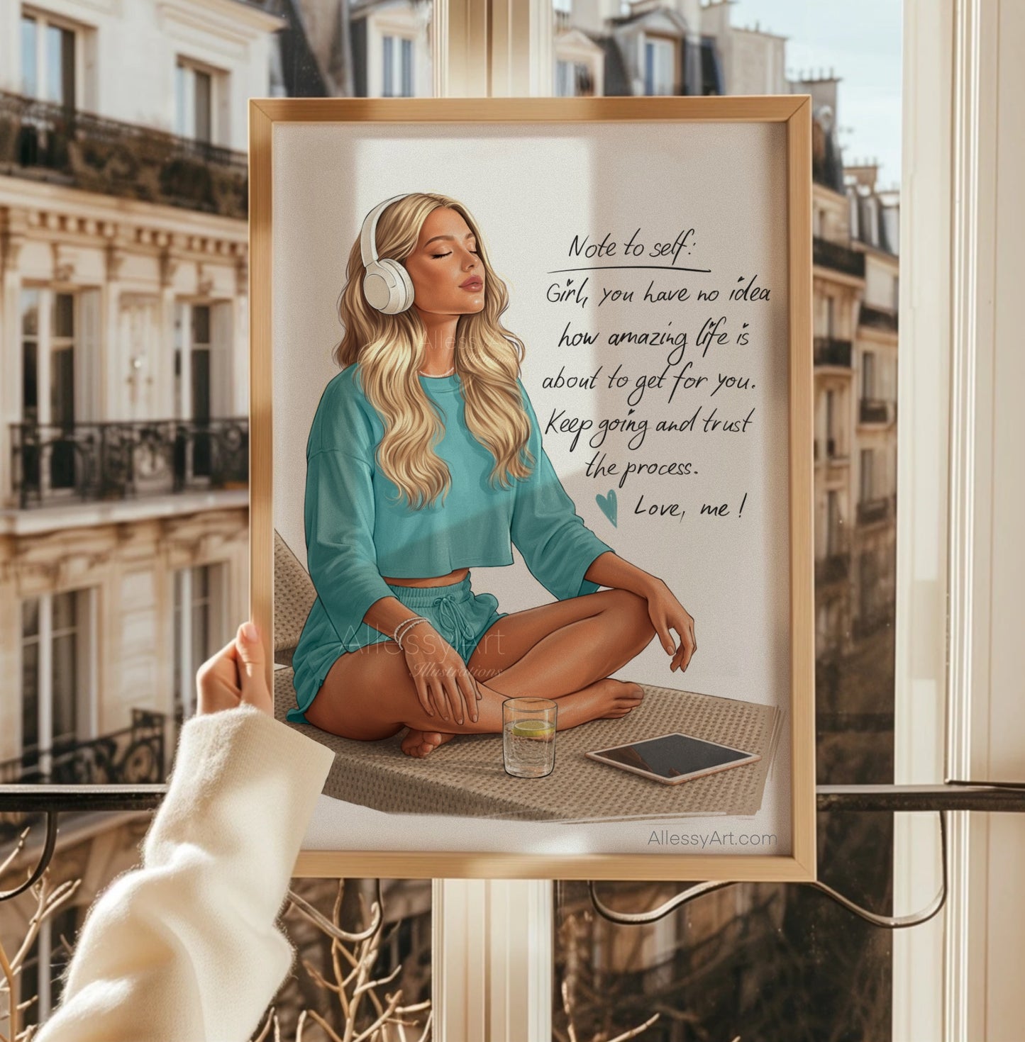Copy of Inspirational Meditation Poster — "You don't always need a plan" Matte Wall Art