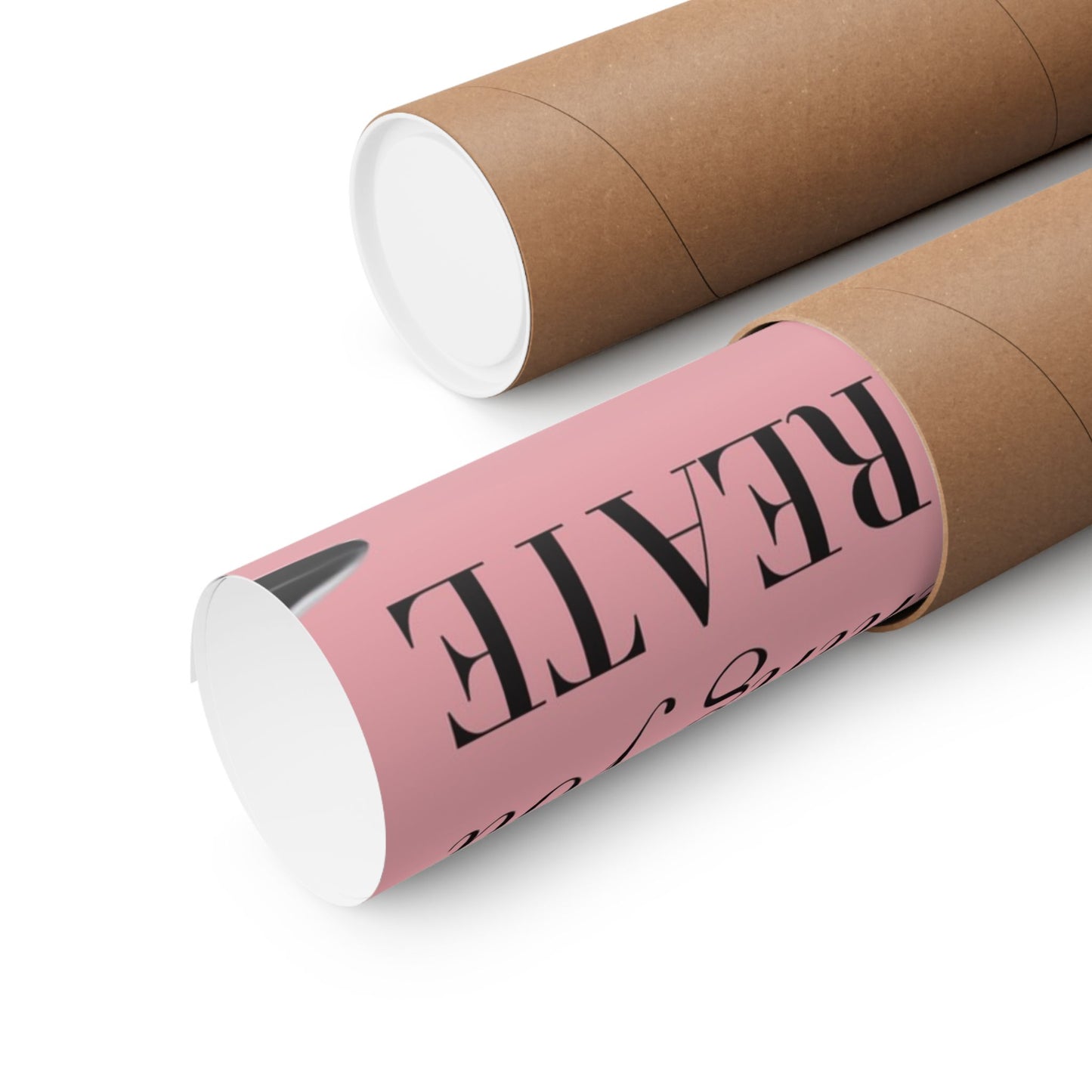 Pink Poster Balance Is Something You Create - Woman Poster Wall Art