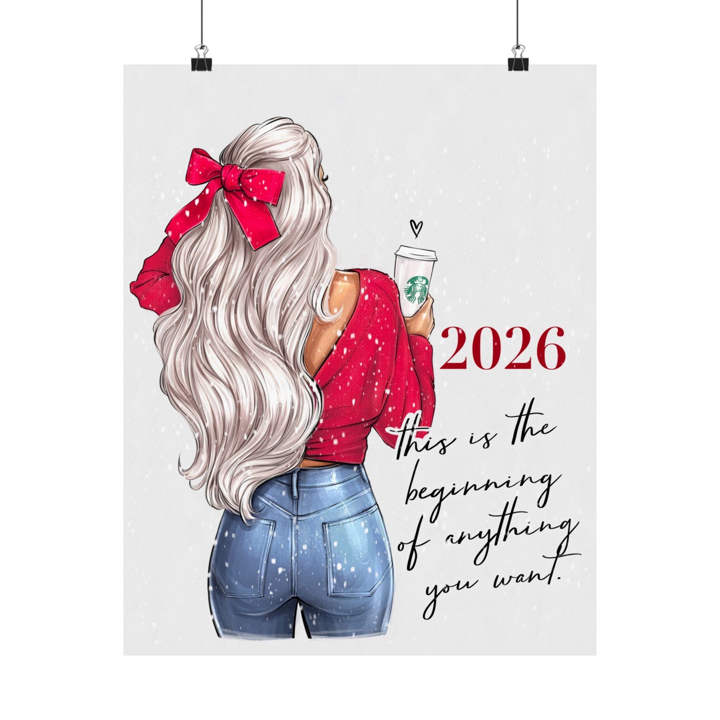 Poster - 2026. This Is Beginning Of Anything You Want.