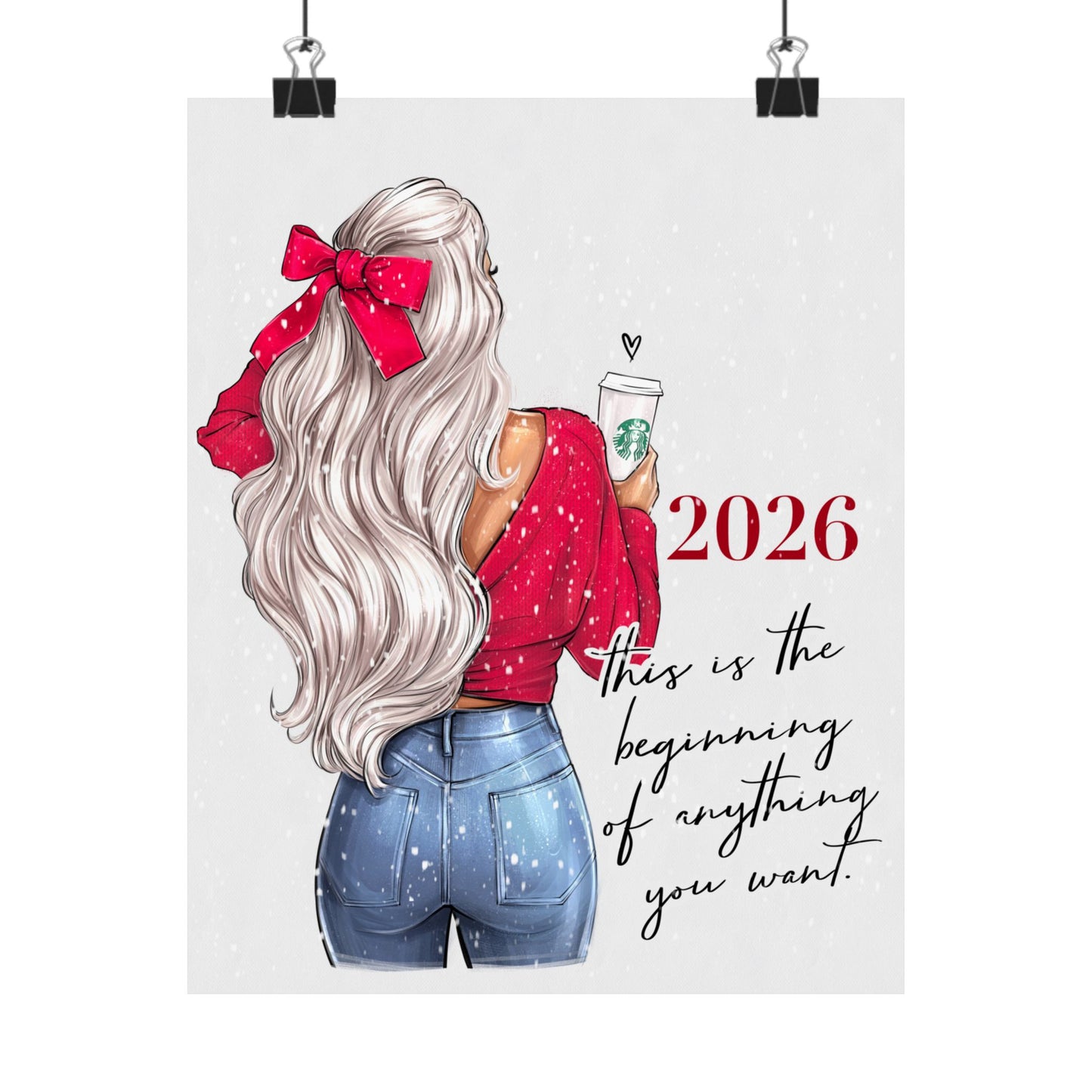 Poster - 2026. This Is Beginning Of Anything You Want.